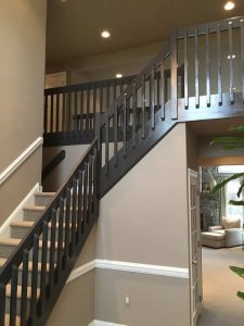 Dark Stained Stairwell 1