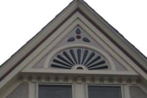 Detail Of Exterior Painting Work.