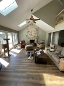 Interior Paint Of Living Room In A Home